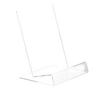 HOUDERCO Acrylic Book Display Stand Book Rack for Shelves Non-Slip Base for Home Office Library and Retail Display