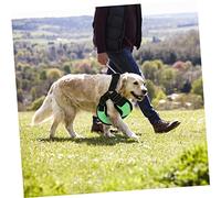 HOUDERCO Adjustable Retractable Dog Harness Breathable No Pull Puppy Chest Strap Vest with Durable Buckle and Mesh Design for Comfortable Pet Walking