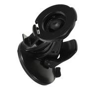 HOUDERCO Adjustable Rotating Car Mount Stand Holder for GPS with Suction Cup Base Black Plastic GPS Holder Compatible with Garmin Sat for Vehicle Dashboard Use