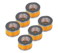HOUDERCO Air Compressor Intake Filter Replacement Air Pump Filter Elements 6pcs and Efficient for Noise Reduction for Double Cylinder Pumps