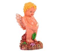 HOUDERCO Angel Aquarium Bubbler Decoration with Air Pump Accessory Aquarium Air Bubbler Ornament for Fish Tanks Component Decoration and Aeration