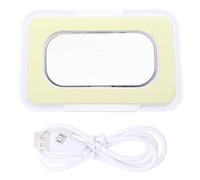 HOUDERCO Baby Wet Tissue Warmer Portable Heater White Temperature Control Wet Wipes Heater for Car Use Infant Supplies
