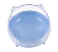 HOUDERCO Bathroom for Hamster Bath House for Hamster Portable Plastic Container Detachable Lid for Litter Tray Dust Bath Random Color