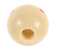HOUDERCO Billiard Training Cue Ball with 17Mm Hole for Pool Practice, Snooker Cue Accuracy Trainer, Lightweight Wear-Resistant Billiards Stroke Correction Tool for Pool Players