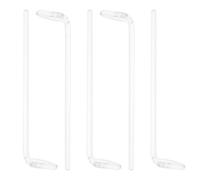 HOUDERCO Biochemistry Laboratory Cell Spreaders Glass Rods 5Pcs 6Mm Diameter Laboratory Equipment for Science Experiments