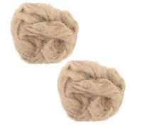 HOUDERCO Bird Nesting Material Pads Versatile Use and Convenient Solution 2pcs Made of Natural Hemp for Parrots and Birds for Cage and Tree Trunks Nesting Supplies