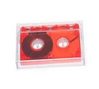 HOUDERCO Blank Audio Cassette Tape Retro Design for Interview Recorders Clear Recording Media for DIY Music Messages High Compatibility with Players Vintage Style Audio Tape