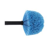HOUDERCO Blue Cobweb Duster Brush Head with Flexible round Nylon Bristles for Versatile Cleaning, Extension Pole Attachment for Removing Spider Webs from Ceilings and Walls in Home Or