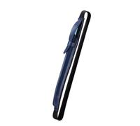 HOUDERCO Blue Pu Leather Pencil Case for Pro and Mini Stylus with Dirt and Scratch Protection, Elastic Touch Pen Pouch Sleeve Suitable for Tablet Accessories