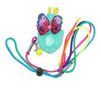HOUDERCO Breathable for Parrots and Lovebirds, Fabric Material Reusable Bird Flight Suit Diaper with Harness and Leash Charming Design for Outdoor Training and Flying