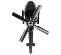 HOUDERCO Car Aroma Air Freshener Helicopter Shaped Vent Clip with Aromatherapy Diffusion for Vehicle Interior and Driving, Black Alloy Air Diffuser