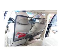 HOUDERCO Car Pet Barrier and Dog Car Divider Backseat Isolation Mesh Net Black Safety Fence Buffer for Vehicle Travel Protection