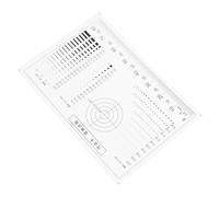 HOUDERCO Card Centering Grading Tool and Crack Width Gauge for Surface Flaw Detection, Film Measuring Ruler Suitable for Woodworking and Concrete Inspection