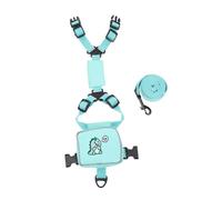 HOUDERCO Cartoon Cat and Dog Backpack Harness Leash Vest-type Design for Pets Comfortable and Portable Pet Leash for Outdoor Adventures