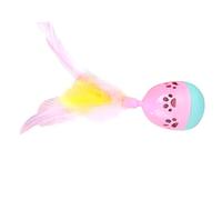 HOUDERCO Cat Tumbler with Bell Funny Interactive Pet for Cats Stimulating and Safe Design to Keep Your Home Clean Random Color