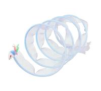 HOUDERCO Cat Tunnel -shaped Indoor for Kittens Interactive Fun for Strengthens Movement and Keeps Mind Engaged