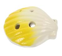 HOUDERCO Ceramic 6 Holes Cartoon Shell Ocarina for Beginners with Beautiful Sounds and Adorable Design, for Indoor and Outdoor Decorations