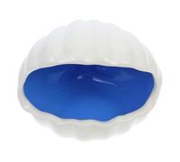 HOUDERCO Ceramic Conch Shell Fish Hideout for Aquariums Underwater World Decoration Safe Hiding for Betta and Small Fish Unique Style Decor