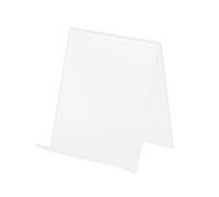 HOUDERCO Clear Acrylic Display Stand Organizer Holder for Wallets Phones Tablets and Small Jewelry Transparent Rack for Desk Shelf and Countertop Use