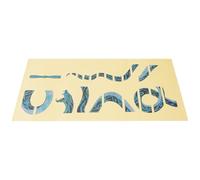 HOUDERCO Creative Fingerboard Sticker for Electric Guitar and Guitar Simple Self-adhesive Paper Sticker Waterproof and Easy to Operate Can Be Pasted at Will