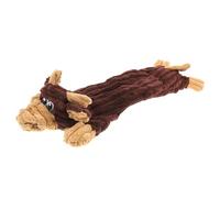HOUDERCO Cute Cartoon Dog Toy Plush Molar Chew Squeaky Toy for Puppies Interactive Soft Animal Alleviates Boredom and Loneliness