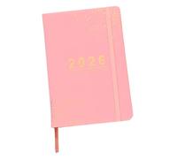 HOUDERCO Daily Planner Hardcover Notebook for Professionals Days Agenda Organizer with Hourly Schedule Portable Work Planner for Productivity Goal Setting Management Travel Friendly Design