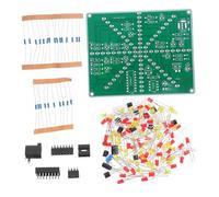 HOUDERCO DIY Large Solder Pads with LED Water Flowing Light Soldering Practice Kit and Plastic Material Suitable for Teaching and DIY Electronic Circuit Experiment