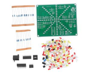 HOUDERCO DIY Large Solder Pads with LED Water Flowing Light Soldering Practice Kit and Plastic Material Suitable for Teaching and DIY Electronic Circuit Experiment