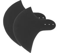 HOUDERCO Drum Cymbal Mute Pads Drum Sound Dampening Pads for Practice at Home 2pcs Black Cloth and Rubber with Volume Control for Drummers