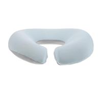HOUDERCO Ergonomic Ear Piercing Pillow with Hole for Pierced Ears, 2in Rounded Donut Shape Memory Foam with Stable Support and Contours the Face, for Professional Salon and Massage