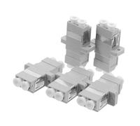 HOUDERCO Fiber Optical Adapter Coupler and Reliable Performance for Easy Installation 5pcs Lc to Lc with Split Design and Adapter Flange Coupler in Fiber Networks and Data Centers