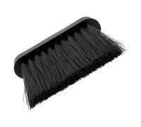 HOUDERCO Fireplace Brush with Replacement Head for Wood-Burning Hearth, Soft Hand Whisk Broom for Ash Cleaning, for Heater and Open Fireplaces