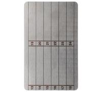 HOUDERCO Fireproof 24-Word Stainless Steel Seed Backup Plate Metal Wallet Silver Waterproof Storage for Hardware Wallets