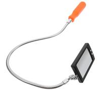 HOUDERCO Flexible Inspection Mirror 360-degree Rotatable Bendable Design with LED Light Stainless Steel Construction for Vehicle Maintenance Suitable for General Maintenance