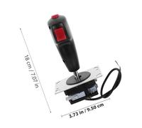HOUDERCO Flight Joystick Game Controller with Micro-motion Precise Control Aluminium Alloy and Pvc Material for Flight Simulation