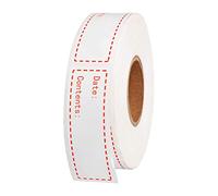 HOUDERCO Food Storage Date Reminder Labels 500pcs Red DIY Classified Paste Self-Adhesive Kitchen Food Date Stickers for Home and Restaurant