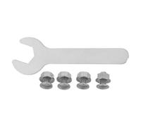 HOUDERCO Frying Pan Handle Bolts Stainless Steel Cookware Handle Lock Screws for Large Size Stock Pots 4 Pieces