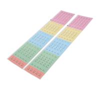 HOUDERCO Guzheng Scale Decals Sticker Set Simple to Use with No Residual Glue 2pcs for Beginners Design Learning Tool for Practicing Musical Notes