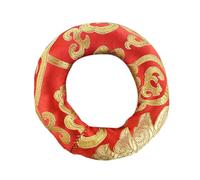 HOUDERCO Handmade Nepal Buddha Sound Bowl Cushion for Singing Bowls, Cotton Cloth Material with Fine Workmanship and Practical Fixing Feature, for Artists and Meditation Use Random Color
