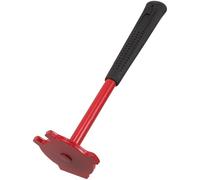 HOUDERCO Heavy-Duty Oil Drum Wrench Rubber Handle Universal Bucket Lid Opener Tool for Metal Paint Tanks Commercial Applications