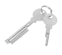 HOUDERCO Heavy Duty Refrigerator Freezer Door Lock Cylinder with Keys Cold Resistant Glass Door Security Lock for Fridges Freezers Display Cabinets Fit for Supermarkets and Stores