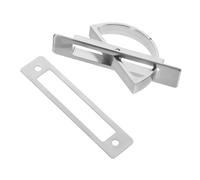HOUDERCO Hidden Metal Pull Handle for Cabinet and Drawer Durable Invisible Tatami Door Edge Pull Simple Installation Practical Sturdy Design for Wardrobe and Home Furniture