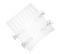 HOUDERCO High Transparency Aquarium Divider Clear Fish Tank Isolation Plate with Micro Holes Easy to Clean Partition Board for Various Fish Species Includes