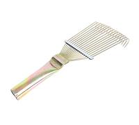 HOUDERCO Horse Hair Remover Grooming Rake for Livestock Metal Brush for Cattle and Horses Effortlessly Cleans Mud and Sweat from Coats