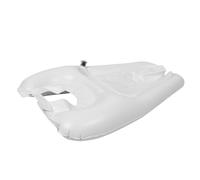 HOUDERCO Inflatable Portable Shampoo Bowl Plastic Hair Washing Basin for Elderly and Bedridden Use, White Lightweight Inflatable Hair Wash Tray Suitable for Home and Bedside