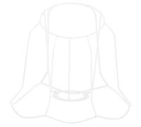 HOUDERCO Iron Wire Lampshade Frame for Desk Lamp and Lamps with Modern Appearance, Practical Use, White Colour, Suitable for Office and Cafe Lighting Fixtures