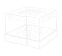 HOUDERCO Jumping Spider Enclosure Habitat Box for Crickets and Reptiles Ventilated Insect Breeding Container for Tarantulas Geckos and Other Crawling Pets