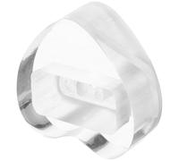 HOUDERCO Kazoo Display Stand Acrylic Holder Heart Shape Kazoo Organizer for Table Showcase Music Instrument Wind Instrument Display Uk