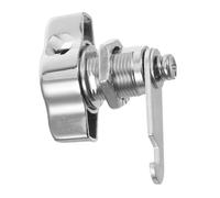 HOUDERCO Keyless Cabinet Door Lock 20mm Gate Lock Mailbox Latch Heavy-Duty Mini Padlock for Office Drawer Storage Box Shed Security