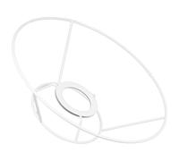 HOUDERCO Lamp Shade Holder Bracket Iron Frame Featuring Artistic Handwoven Technique for Table Lamps